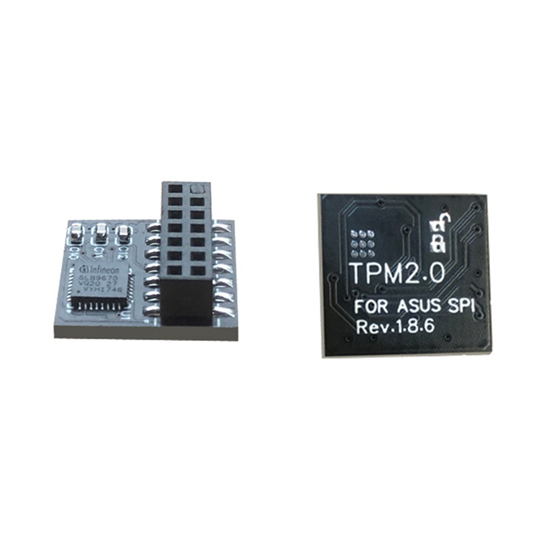 TPM 2.0 Encryption Security ule Remote Card 14 Pin SPI TPM2.0 Security ule for ASUS Motoard