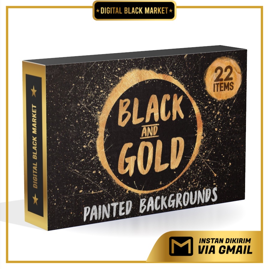 Black And Gold Painted Textures - JPEG Ultra HD