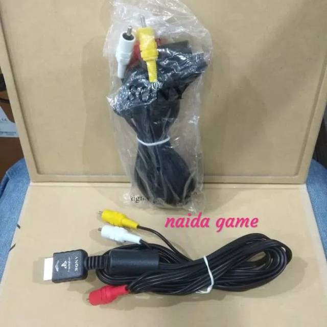 KABEL AV PS2 ORI / KABEL AV / RCA PS3 ORI