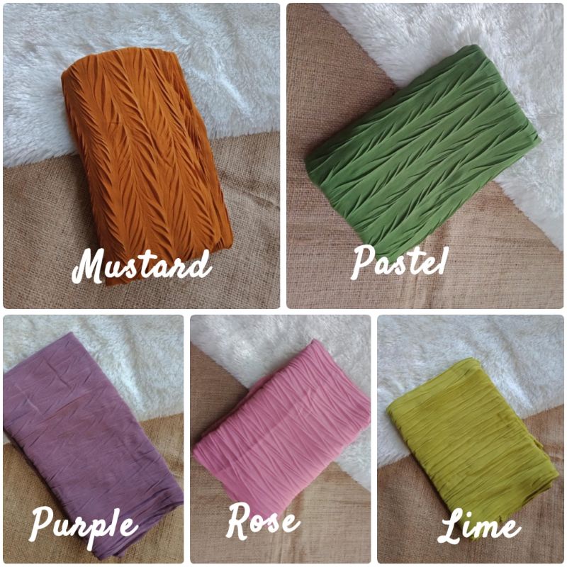 PASHMINA PLISKET FULL PADI