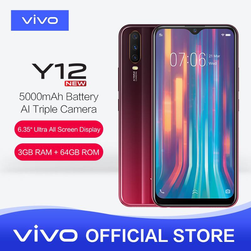 Vivo Y12 3GB / 64GB - Garansi Resmi Vivo Indonesia