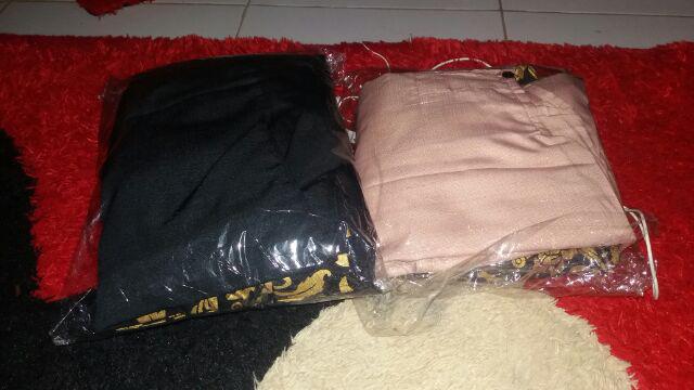 Batik Hazana Batwing Maura Couple - Sania Ruffle Batik Couple Garansi Termurah Shopee
