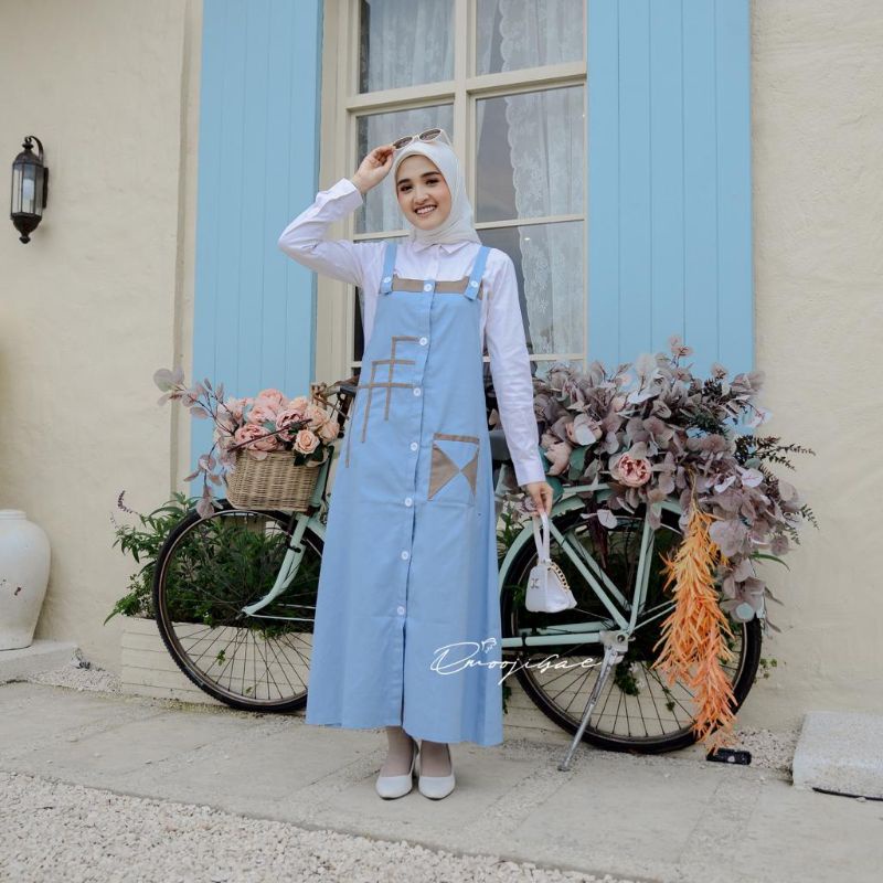 overall chinos import / overall chinos terbaru / overall kancing