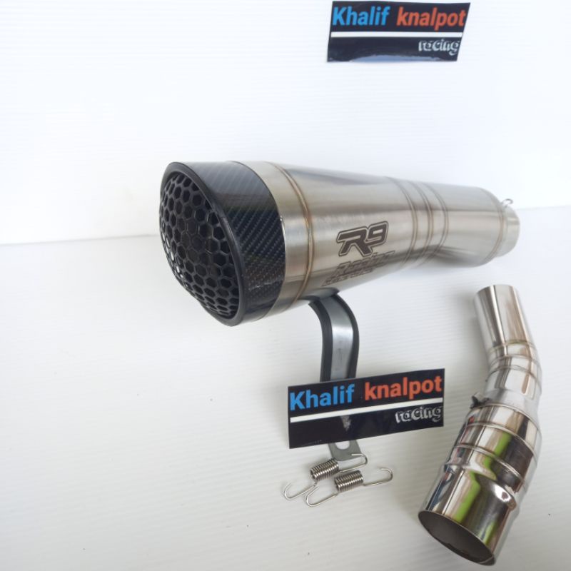 Knalpot Racing R9 H2 slip on cbr250rr cbr150 new cb150r cb150r