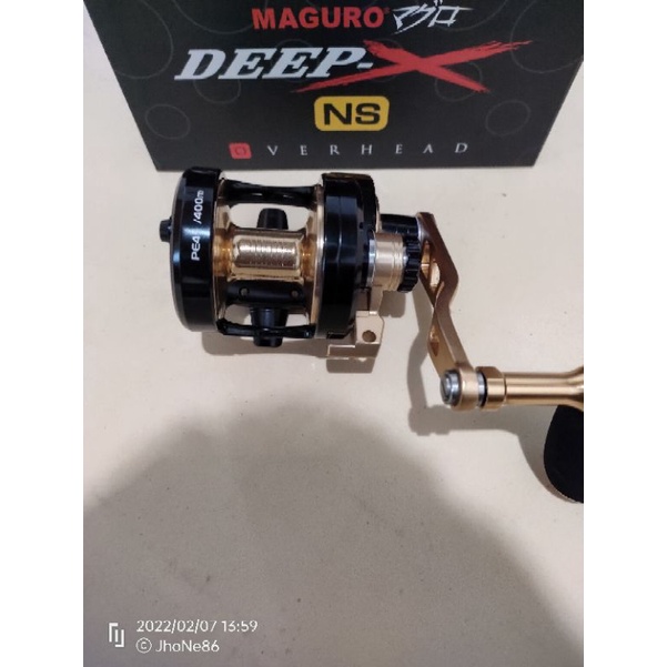 Reel OH Maguro Deep X NS 500N handle kanan
