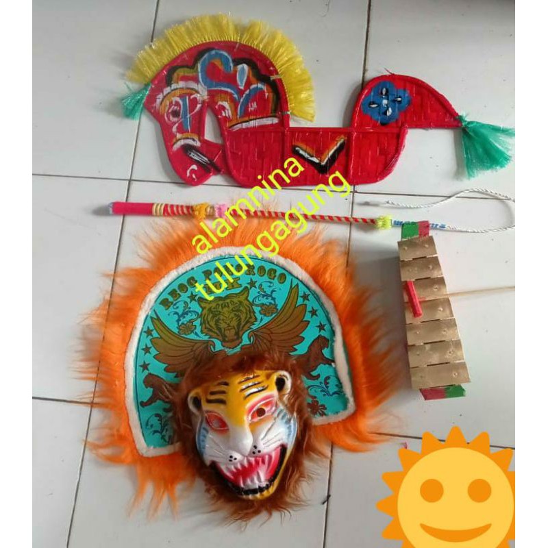 kuda lumping topeng nong Ning mainan tradisional