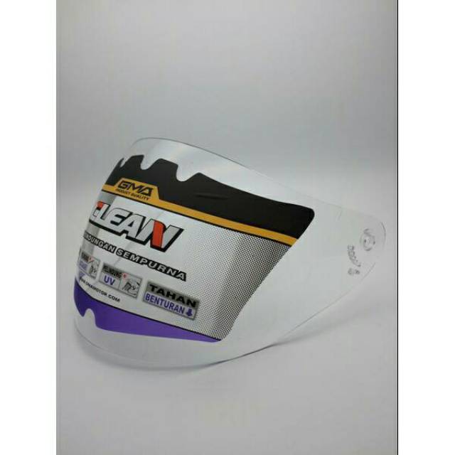 ANTI UV Kaca visor helm ink centro telur dj maru galaxy  jet  original product Clean baut