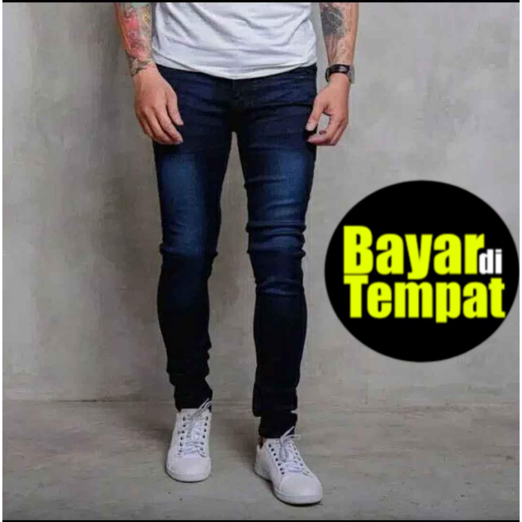 AIRBLACK DENIM TERLARIS / 784 VICTORY celana jeans black panjang skinny semi slimfit cowo / jeans new cowok terbaru 2022