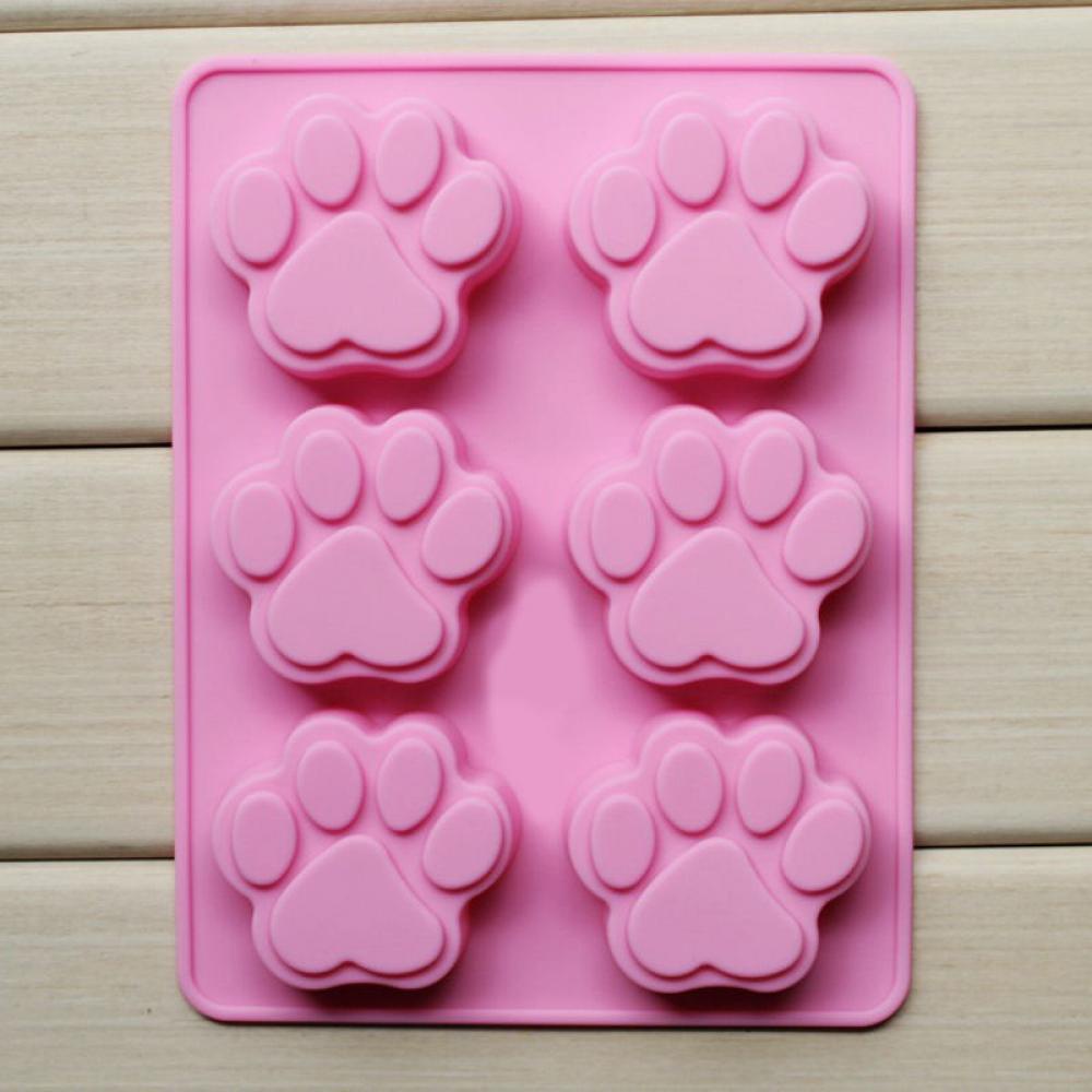 Populer Cetakan Sabun Alat Baking Fondant Sugarcraft Coklat 6-cat's Paw