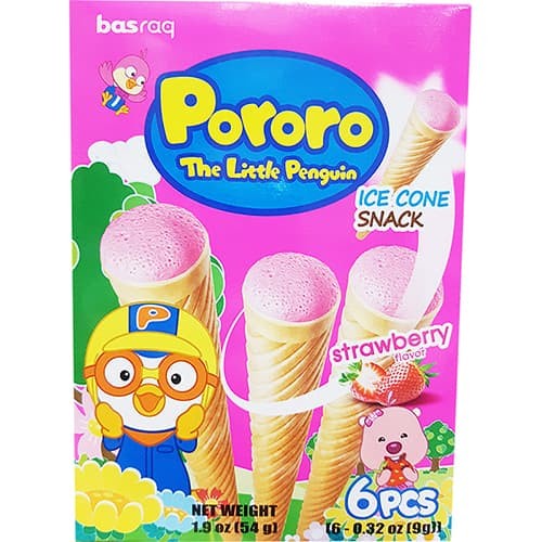 

Pororo Bingbing Ice Cone Strawberry 54G