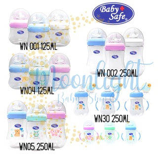 Image of Botol Susu Bayi Baby Safe WN001 | WN002 | WN30 Wide Neck Bottle 125ml | 250ml Wideneck