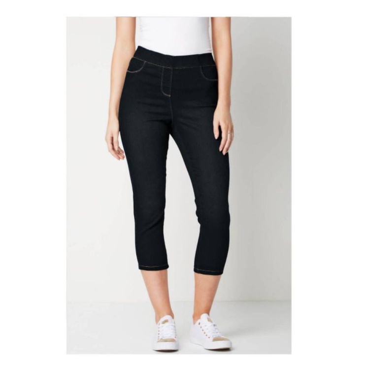 Uniqlo dark color cropped jegging pants