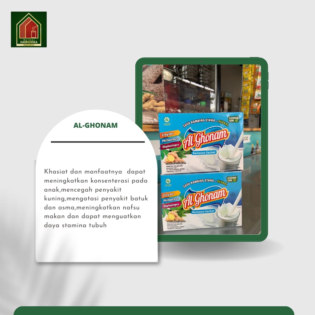 

AL GHONAM SUSU KAMBING ETAWA HERBAL 100% ORIGINAL