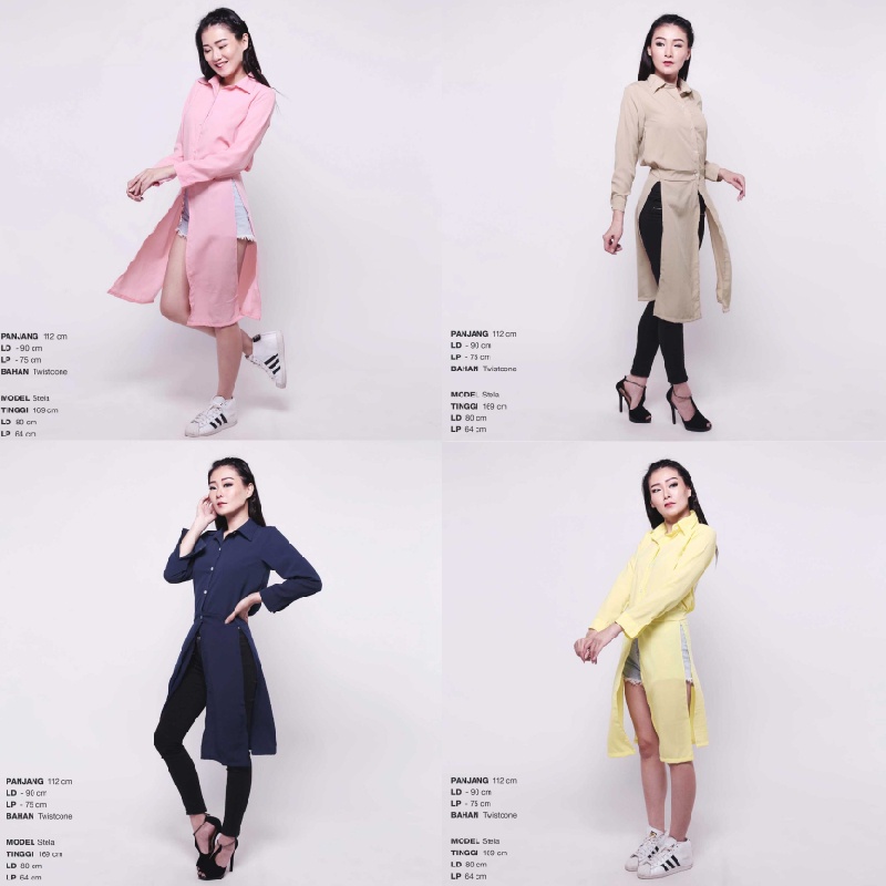 Tiffany Slit Shirt Premium