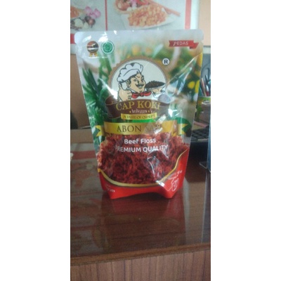 

Abon sapi cap koki purbalingga 250gr pedas