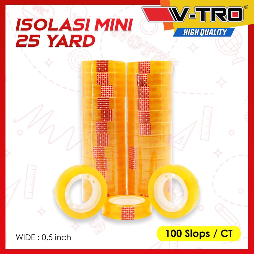 

isolasi bening / Gold Tape 25 yard