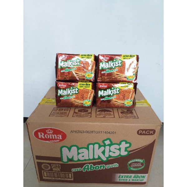 

1 Dus Roma Malkist Abon, Coklat, Crackers Bag isi 30 / Roma Malkis 1 Karton