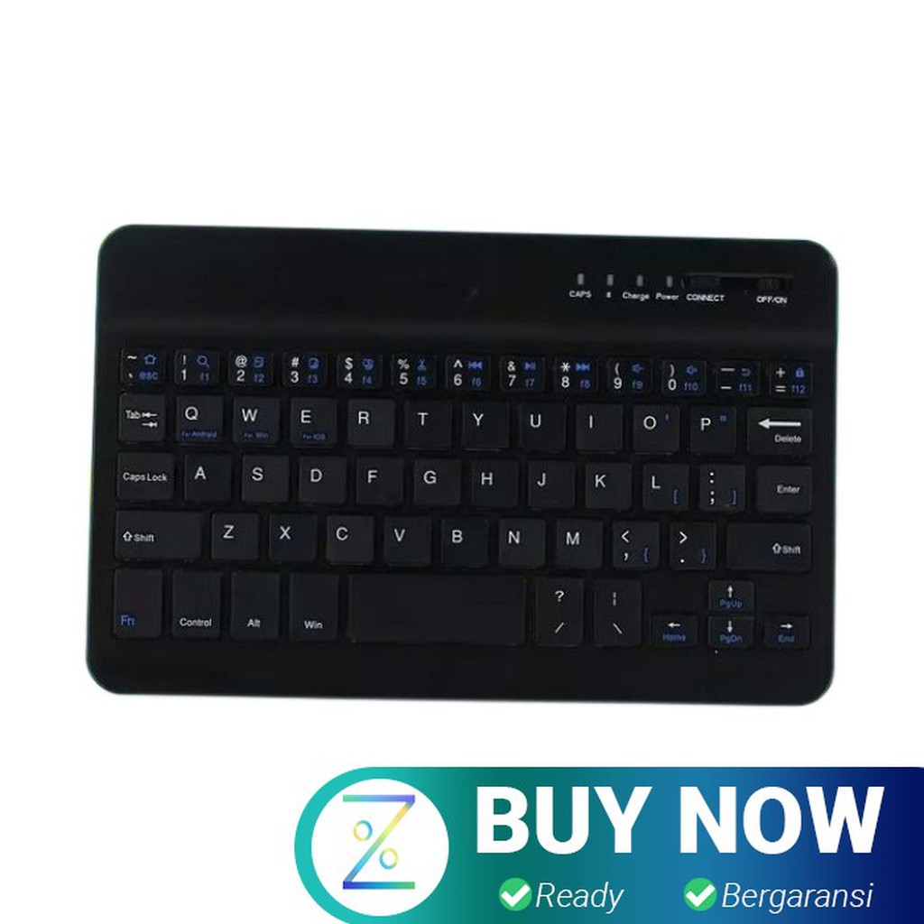 VONTAR Wireless Bluetooth Keyboard Rechargeable - KM78D - Black