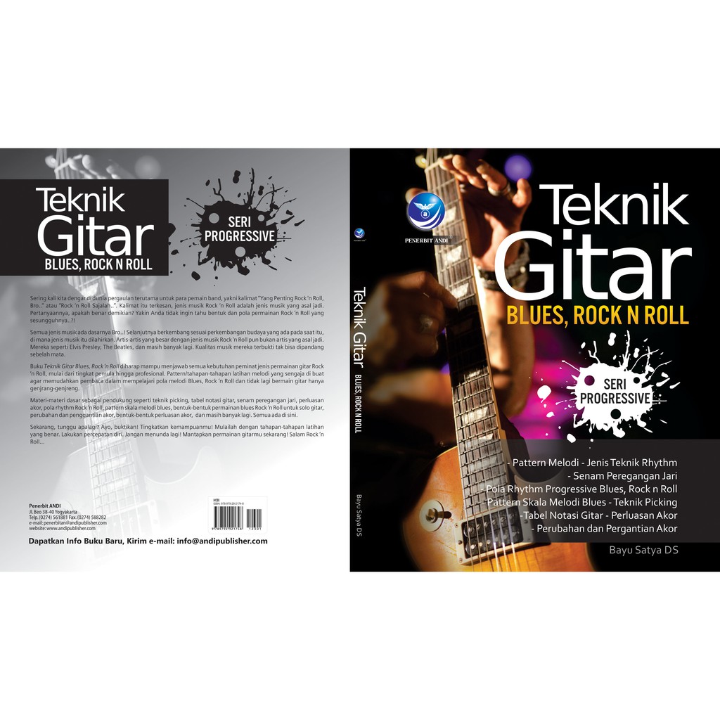 Buku Teknik Gitar Blues Rock N Roll Seri Progressive Shopee Indonesia