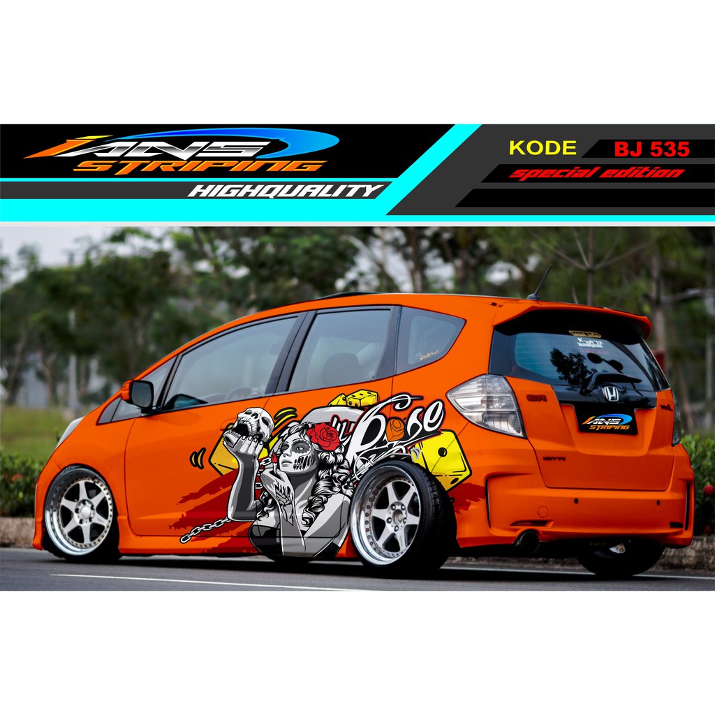 STICKER MOBIL JAZZ BRIO AGYA SIGRA SWIFT SEDAN / DECAL STICKER MOBIL / STICKER VARIASI MOBIL