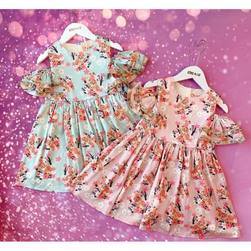 DRESS ANAK PEREMPUAN KING KID MEWAH/ DRESS ANAK IMPORT