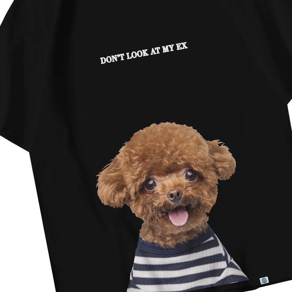 Oversized Tshirt Little Puppy I Barong l Kaos Oversized Pria dan Wanita catton combed Tebal 24s