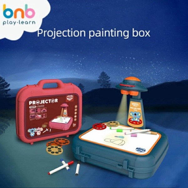 

Projector Painting Box mainan tulis gambar anak - Biru Limited