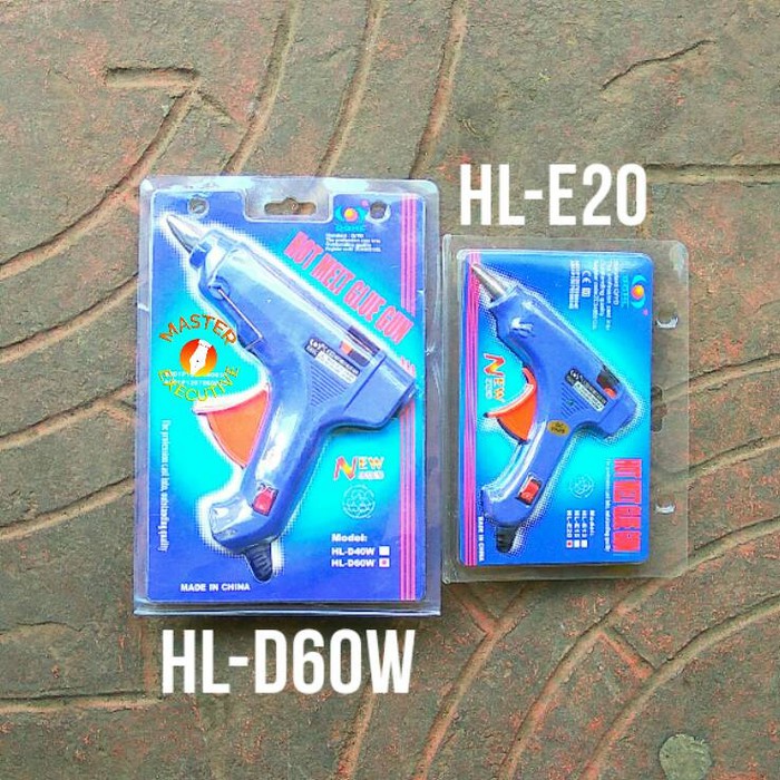 [Buah] DGHL Mesin Lem Tembak Lilin Kecil ON OFF / Hot Melt Glue Gun HL-E20