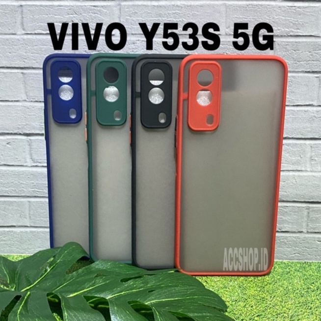 CASE MATTE VIVO Y53S 5G TRANSPARAN FUZE MACARON MY CHOICE - FA