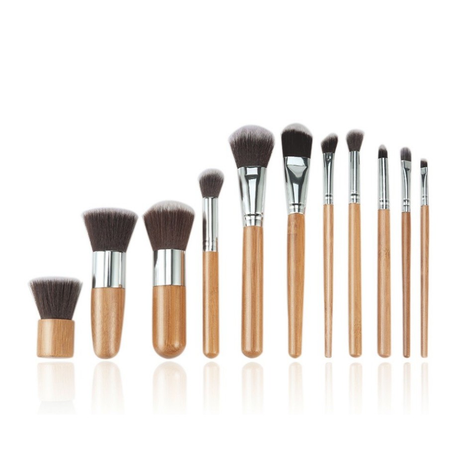Kuas Make Up Cosmetic Make Up Brush 11 Set with Pouch