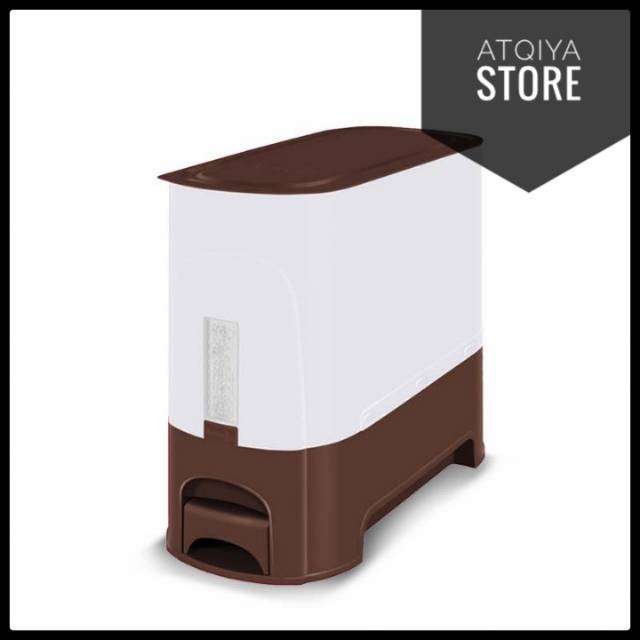 ROVEGA Tempat Beras Rice Box 15kg - Maroon