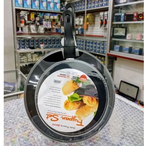 maspion frypan set  2 in 1 18cm dan 23 cm