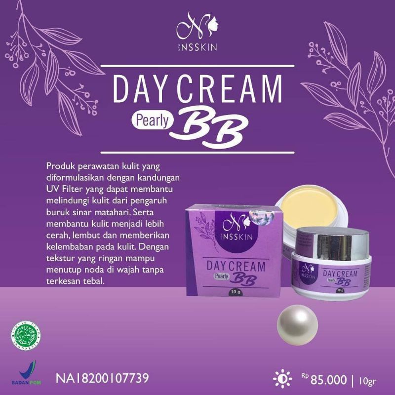 NewNSSkin Day Cream Pearly BB cream siang