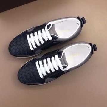 sepatu sneaker anyaman kulit bove lv pria mirror vip shoes men run away top Brand P1SHOES new styles blue navy