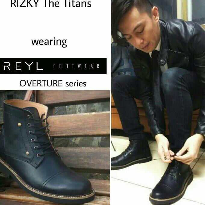 Mall [COD] SEPATU BOOTS SAFETY REYL OVERTURE ORIGINAL KULIT ASLI - SEPATU PRIA KERJA OUTDOOR LAPANGA