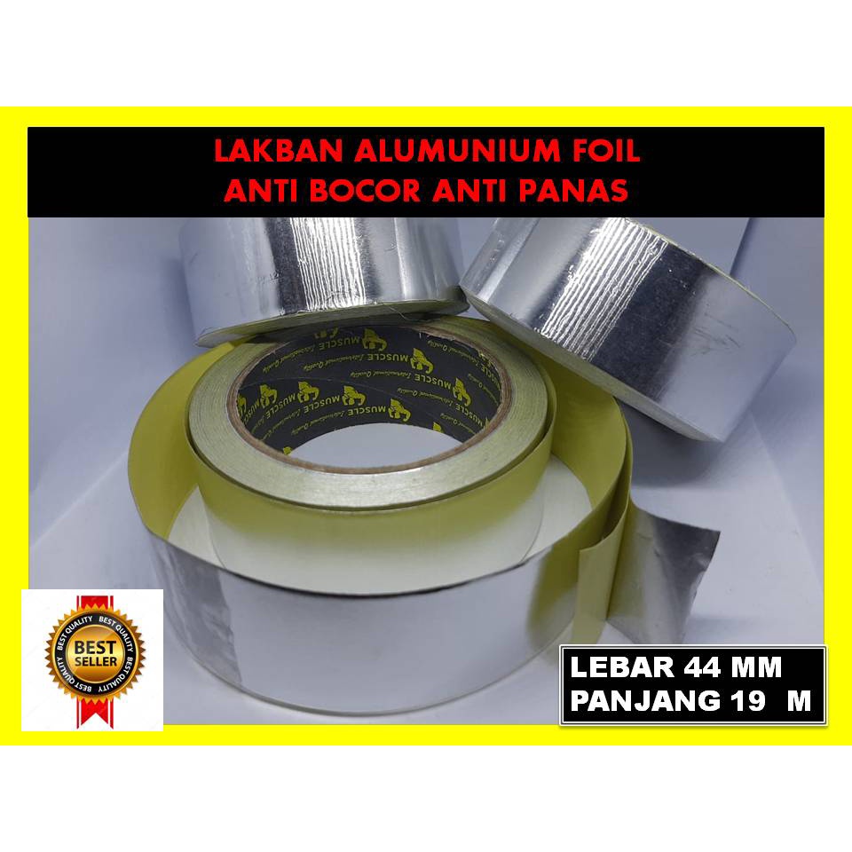 Lakban Alumunium Foil Anti Air Anti Bocor Penambal Bocor Atap Kanopi Rumah Lakban Alumunium Foil Tap