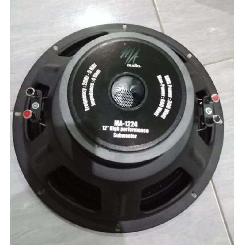 subwoofer MA Audio 12inch double coil