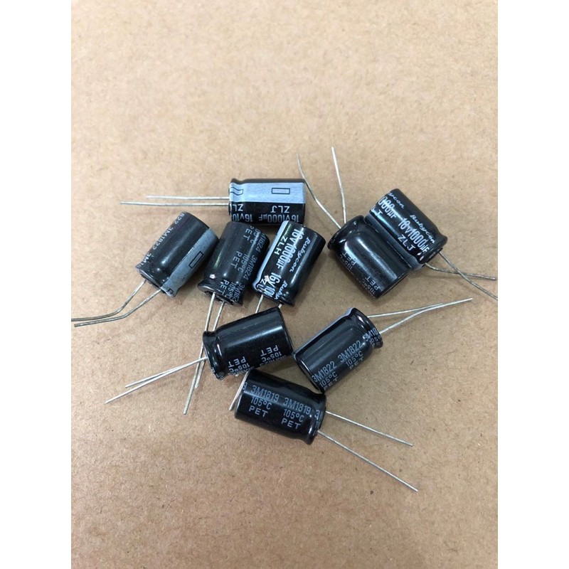 100Pcs Capacitor Elco 1000uf 16v Kapasitor Elko 1000uf 16v