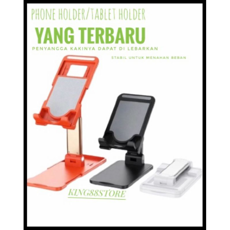 NEW HOLDER STAND MEJA HOLDER HP MOBILE PHONE HOLDER FOLTABLE FOLDING