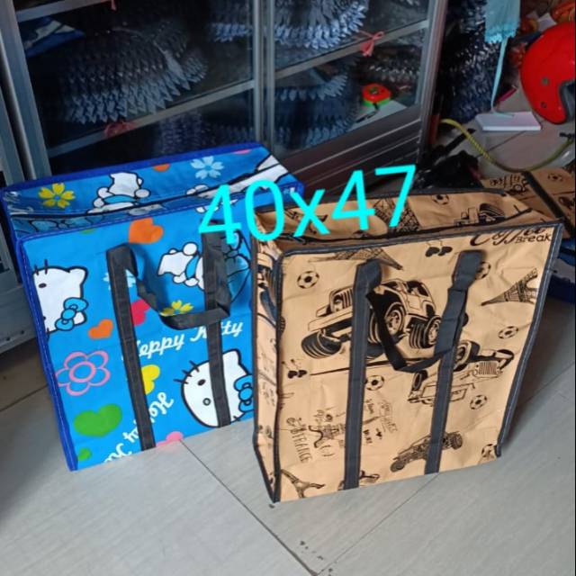 Tas karung motif S/tas laundry/tas rinjani/tas parcel/tas sembako