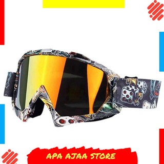 Paling Dicari ! PHMAX Kacamata Goggles Ski Ice Skating/ Motor Double Layers UV400 - A4