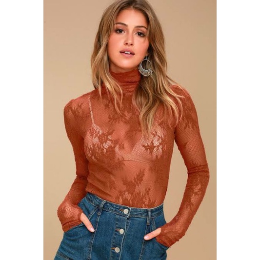 FREE PEOPLE LACE TOP