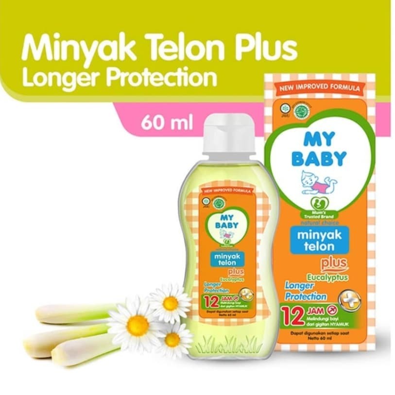 ★ BB ★ MY BABY Minyak Telon Plus Longer Protection 60ml-90ml-150ml - Minyak Bayi Anti Nyamuk 12 Jam