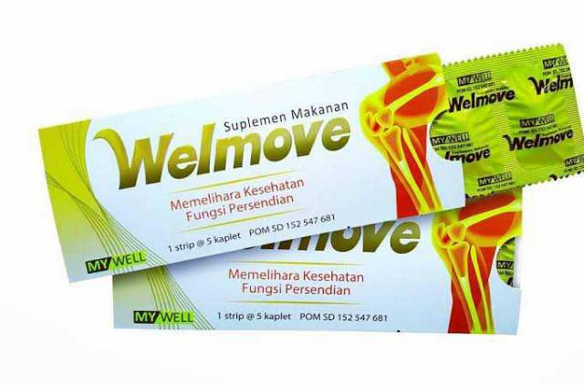 Welmove atasi kaku dan nyeri sendi dengan isi ( glucosamine dan chondroitin) #original