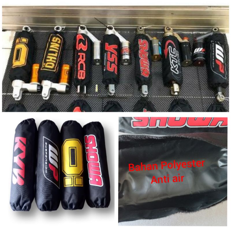 cover sarung monoshock klx crf gtx pelindung shock belakang klx crf kyb ohlins wp showa double shock