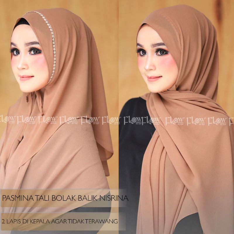 JILBAB PASHMINA NISRINA ORI FLOW