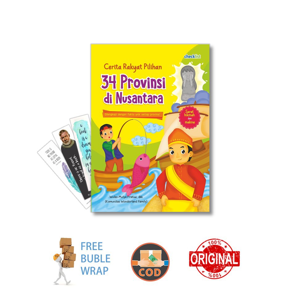 Buku Cerita Rakyat Pilihan 34 Provinsi Di Nusantara Shopee Indonesia