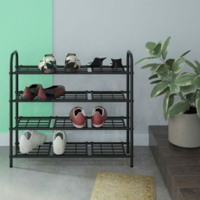 RAK SEPATU SANDAL RAK SEPATU BESI RAK BESI 4 SUSUN ORBITREND