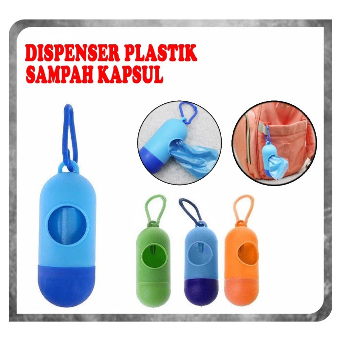 Case Kapsul Dispenser Plastik Kantong Plastik Sampah Poop Bag