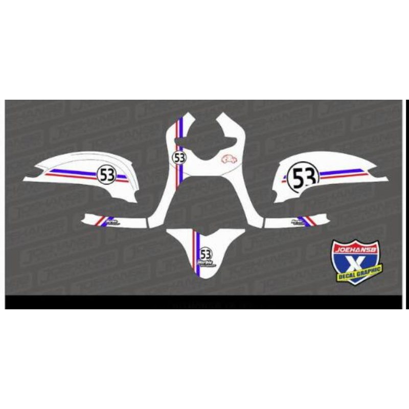 DECAL SCOOPY NEW CUSTOM